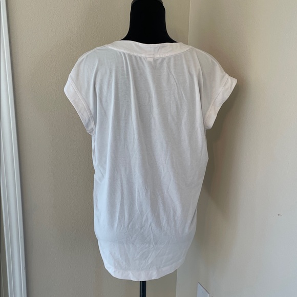 Athleta white basic top medium - Picture 6 of 7